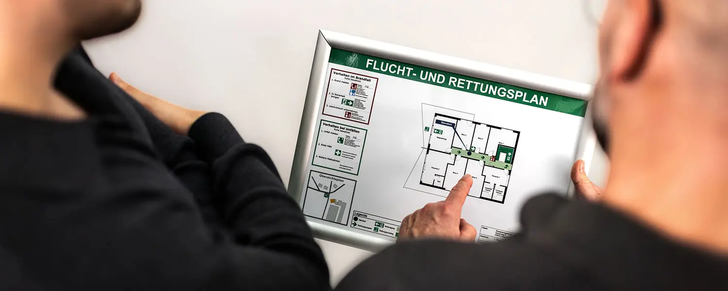 Erstellung von Fluchtplänen und Rettungsplänen - Angebotsanfrage